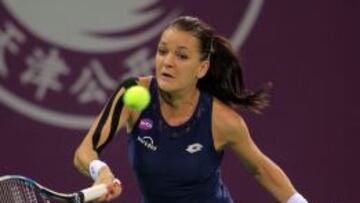 Agnieszka Radwanska jugar&aacute; este domingo la final de Tianjin.