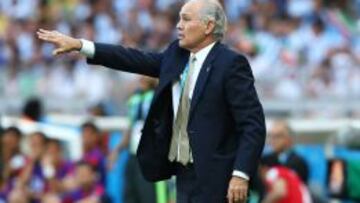 Sabella, durante el partido.