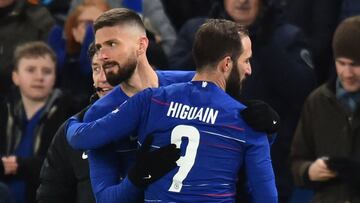 Giroud: Higuaín arrival "casts shadow" over Chelsea future