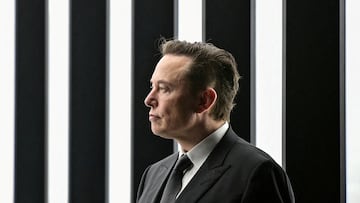 FILE PHOTO: Elon Musk attends the opening ceremony of the new Tesla Gigafactory for electric cars in Gruenheide, Germany, March 22, 2022. Patrick Pleul/Pool via REUTERS/File Photo