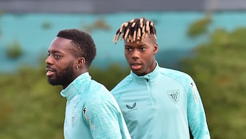 28/08/25 ENTRENAMIENTO ATHLETIC DE BILBAO IÑAKI WILLIAMS NICO WILLIAMS