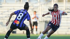 Chivas Femenil empató con Inter de Milán en partido amistoso