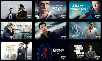 james bond 007 peliculas amazon prime video