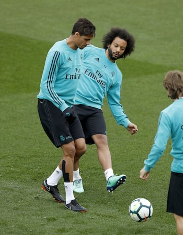 Varane y Marcelo.