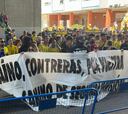 La afición del Cádiz protesta por la gestión