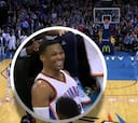 ¡Qué locura!: el triple que dejó sin habla a Westbrook