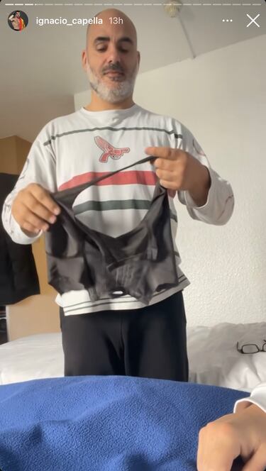 Ignacio Capella se recorta los calzoncillos para dar el peso