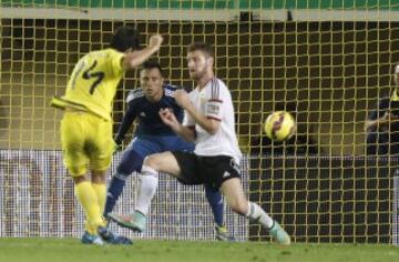 Trigueros marca el 1-3.