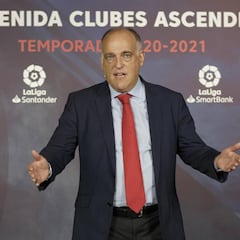 Tebas dice que no se juega esta semana ni lunes ni viernes y ve el futuro en Vinicius y Ansu