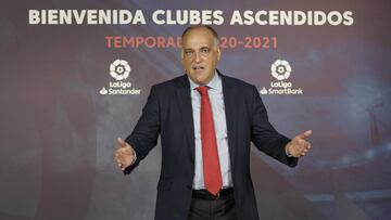 Tebas dice que no se juega esta semana ni lunes ni viernes y ve el futuro en Vinicius y Ansu