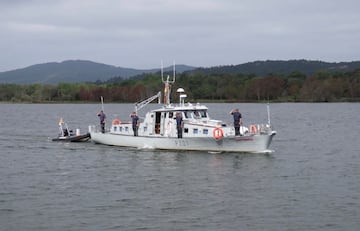 La ¨²ltima unidad de esta clase de patrulleros de vigiliancia fluvial. El buque efect¨²a vigilancia del Tramo Internacional del R¨ªo Mi?o en torno a 140 d¨ªas anuales. Actualmente es el tercer buque m¨¢s antiguo de la Armada, el patrullero ¡°Cabo Fradera¡± caus¨® alta en febrero de 1963.