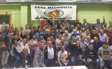 La peña de Medina de Pomar festeja, el año pasado, su tradicional cena de aniversario.