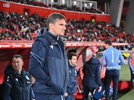 Jon Ansotegi, entrenador de la Real Sociedad B.