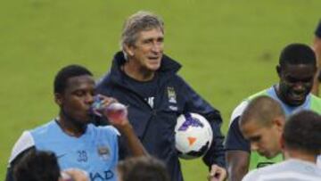 El técnico del Manchester City, Manuel Pellegrini.