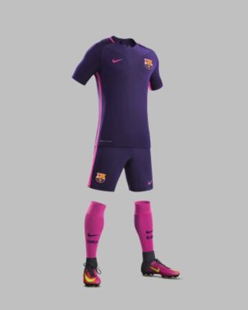 Purple reign for Barça as new 2016/17 away shirt is unveiled