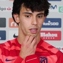 Las emotivas palabras de Joao Félix a Simeone tras el homenaje por la muerte de su padre