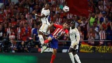 Ángel Correa, en el derbi.