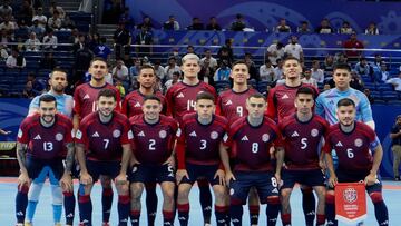 Brasileños y costarricenses se miden en los octavos de final de la Copa del Mundo de Fútbol Sala que se celebra en Uzbekistán.