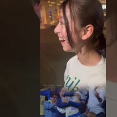 Pasión azulcrema: Niña recrea la narración de Andrés Vaca del penal de Henry Martín