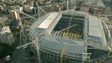 El impresionante vídeo del Nuevo Bernabéu a vista de dron