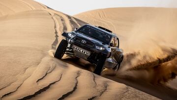 El prototipo del nuevo Toyota para el Dakar.