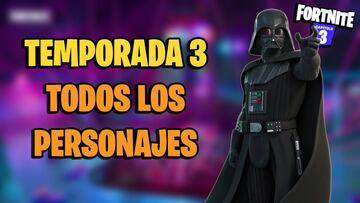 Todos los personajes de Fortnite Temporada 3 y dónde encontrarlos