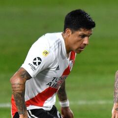 Enzo Pérez tiene una distensión y no jugará ante Santa Fe