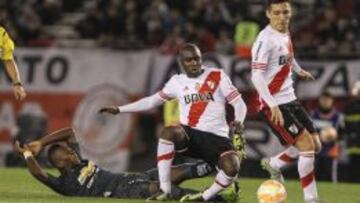 Éder Álvarez Balanta volvió a jugar en un torneo internacional después de la lesión que sufrió en la Copa Libertadores ante Juan Aurich en el mes de marzo