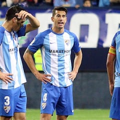 Uno por uno del Málaga: sólo brilló el debutante Iturra