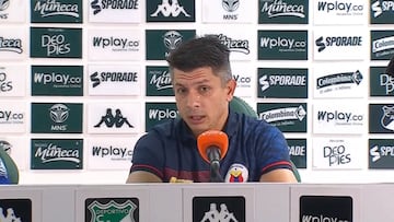 El malestar de Gustavo Florentín, técnico del Pasto.