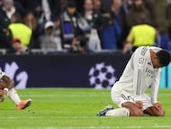 Rodrygo y Jude Bellinghan tras finalizar el partido.