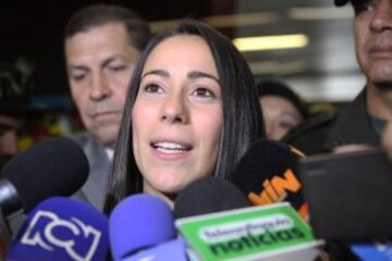 Mariana Pajón llega a Medellín con su nuevo oro olímpico