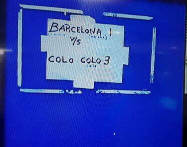 El burlesco cartel que apareció afuera del camarín albo