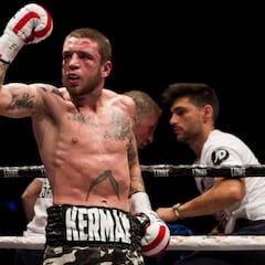 Kerman Lejarraga, ante Jez Smith en la velada de Matchroom