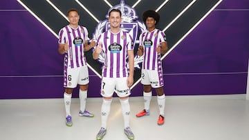 El Real Valladolid presentó a Lachuer, Canós y Peter Federico de una tacada