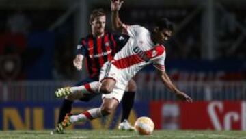 Teo se ganó el corazón de los hinchas de River.