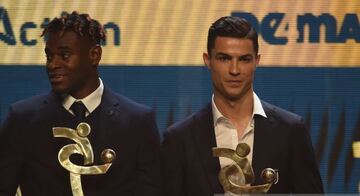 Duván y Cristiano en la gala del Calcio en 2019