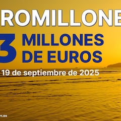 Euromillones: comprobar los resultados del sorteo de hoy, viernes 19 de septiembre