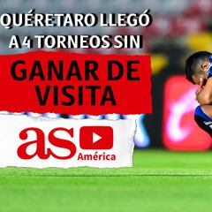 Querétaro llegó a 4 torneos consecutivos sin ganar de visita