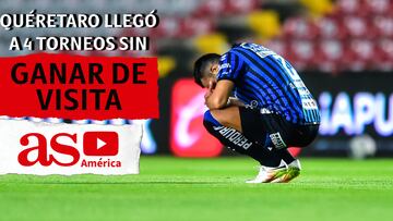 Querétaro llegó a 4 torneos consecutivos sin ganar de visita