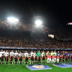 Valencia-Chelsea en imágenes