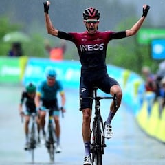 Poels homenajea a Froome