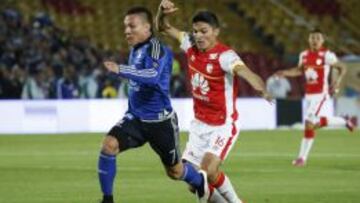 Javier Reina, la figura de Millonarios ante Santa Fe