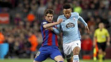 Sergi Roberto y Bongonda, en una imagen de archivo.