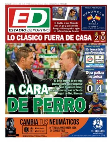 Portadas de la prensa mundial