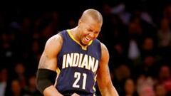 David West, con Indiana Pacers.