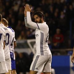 La afición reclama a Isco