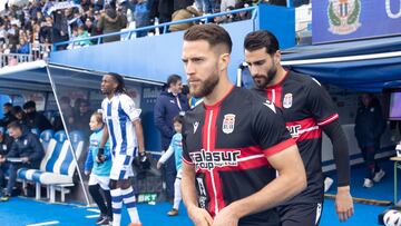 Calero, en el último partido ante el CD Leganés.