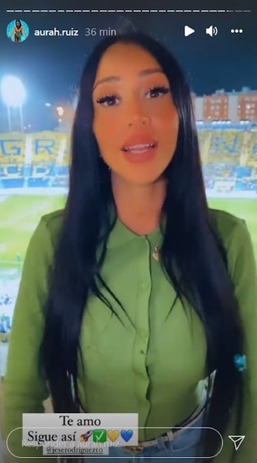 Aurah Ruiz revela el secreto del gran rendimiento de Jesé Rodríguez: "Dos goles, papi"