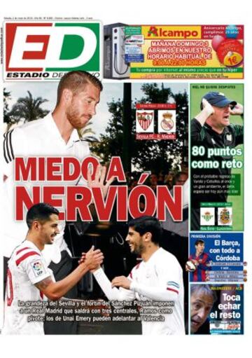 Portadas de la prensa deportiva